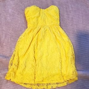 Wet seal xs extra small yellow dress shirt